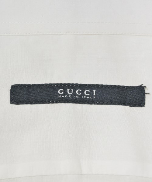 GUCCI（グッチ）ドレスシャツ 白 サイズ:38(S位) メンズ/2200704336315