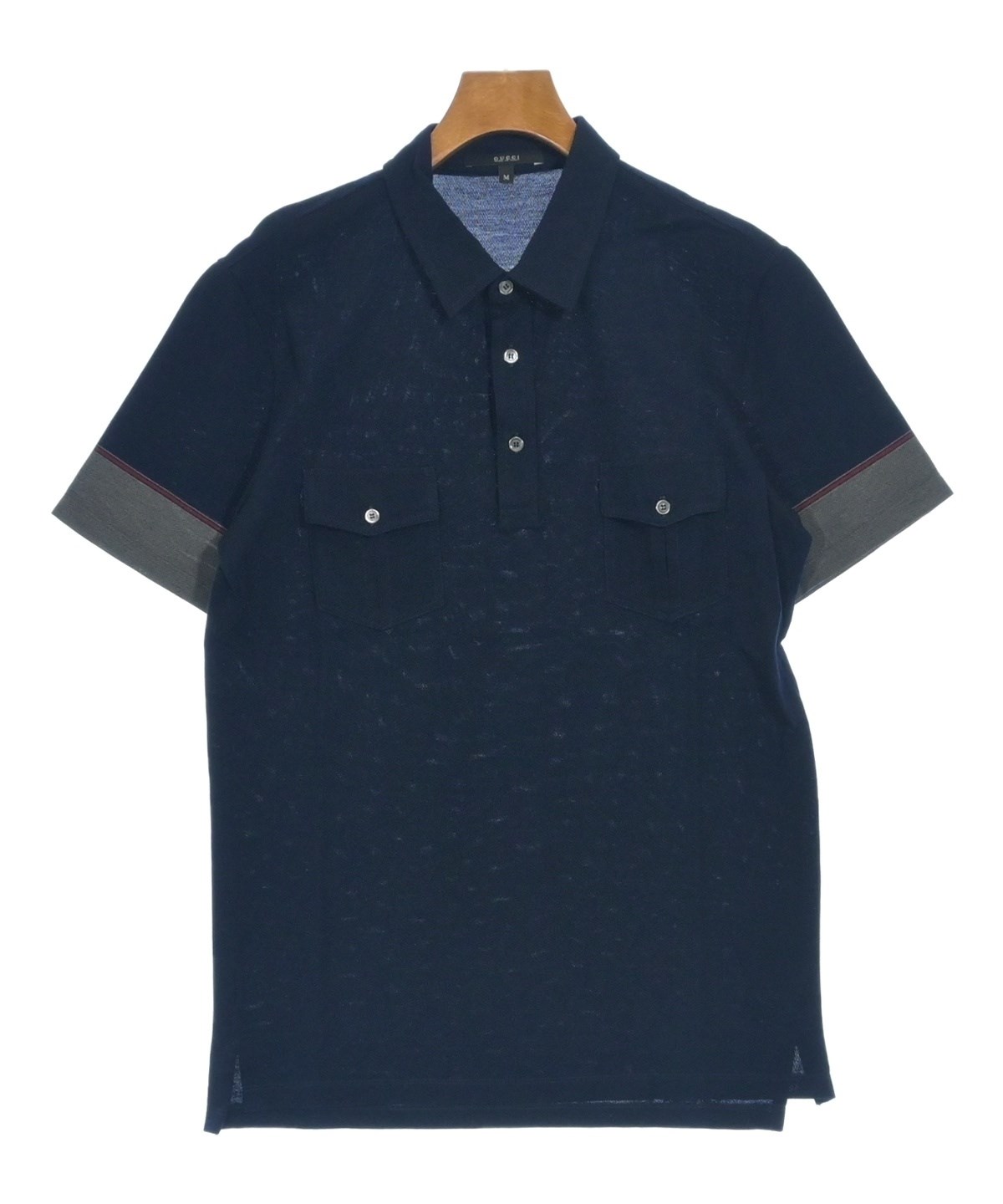 GUCCI ポロシャツ　メンズ　Sサイズ GUCCI（グッチ）ポロシャツ 紺 サイズ:M メンズ/2200704435209 |【公式