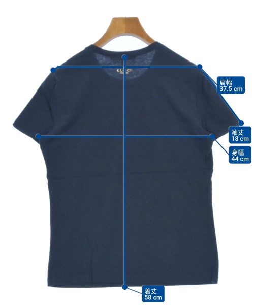 GUCCI（グッチ）Tシャツ・カットソー 紺 サイズ:M メンズ/2200704435230