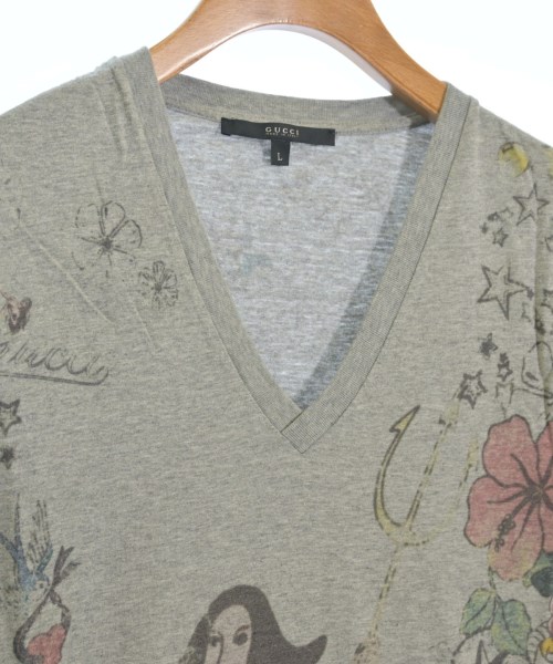 GUCCI（グッチ）Tシャツ・カットソー グレー サイズ:L メンズ/2200704435254