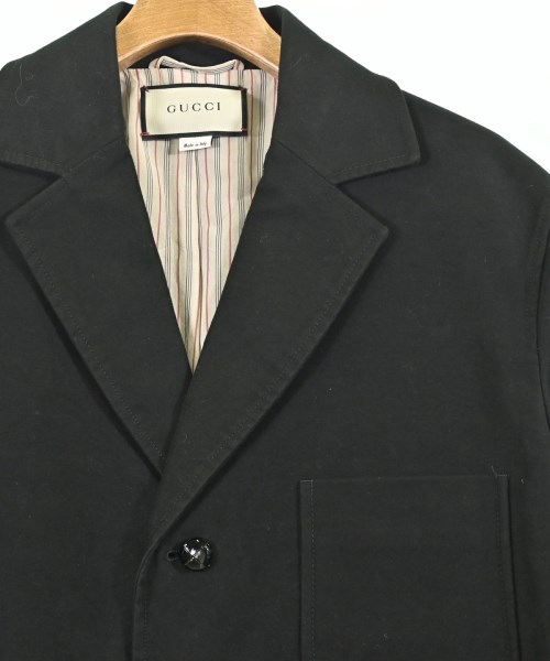 GUCCI（グッチ）カジュアルジャケット 黒 サイズ:48(L位) メンズ/2200705028059