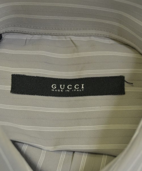 GUCCI（グッチ）カジュアルシャツ グレー サイズ:38(S位) メンズ/2200703929266