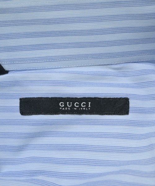 GUCCI（グッチ）ドレスシャツ 青 サイズ:41(XL位) メンズ/2200703929655