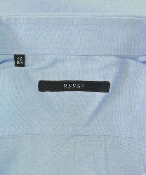 GUCCI（グッチ）ドレスシャツ 青 サイズ:16 1/2(XL位) メンズ/2200703929686