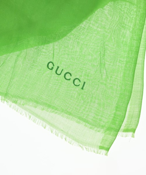 GUCCI（グッチ）ストール 緑 サイズ:- レディース/2200704297944