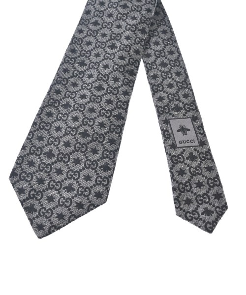 GUCCI（グッチ）ネクタイ グレー サイズ:- メンズ/2200704604445