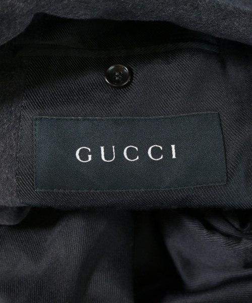 GUCCI（グッチ）チェスターコート グレー サイズ:48(L位) メンズ/2200705408042