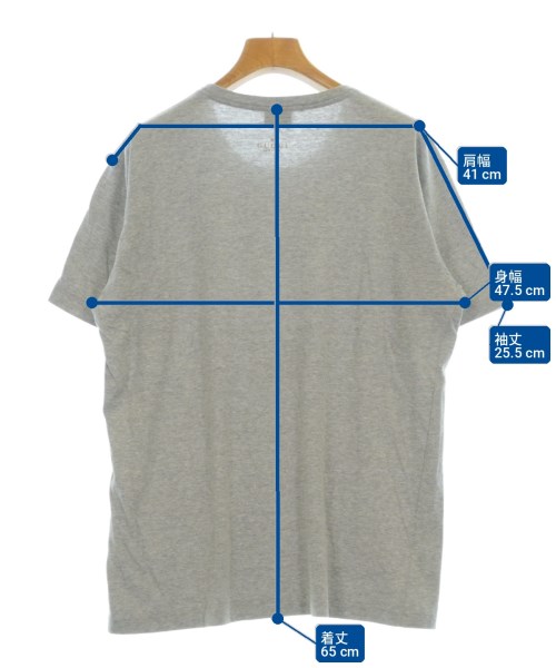 GUCCI（グッチ）Tシャツ・カットソー グレー サイズ:L メンズ/2200705408356