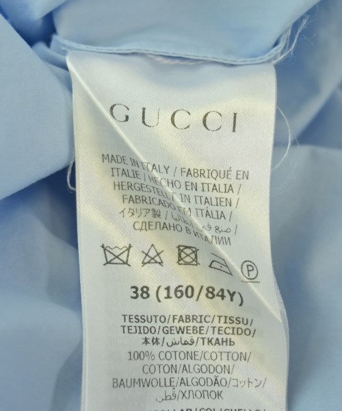 GUCCI（グッチ）ブラウス 青 サイズ:38(S位) レディース/2200706060041