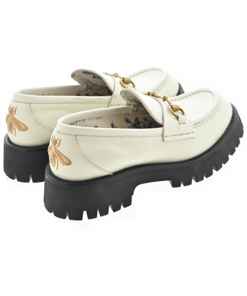 GUCCI（グッチ）ドレスシューズ/ローファー 白 サイズ:EU37(23.5cm位) レディース/2200706499087