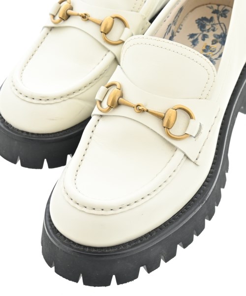 GUCCI（グッチ）ドレスシューズ/ローファー 白 サイズ:EU37(23.5cm位) レディース/2200706499087
