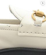 GUCCI（グッチ）ドレスシューズ/ローファー 白 サイズ:EU37(23.5cm位) レディース/2200706499087
