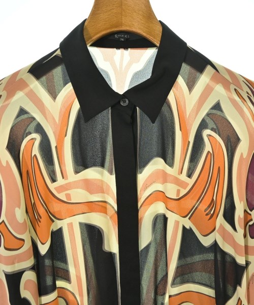 GUCCI（グッチ）カジュアルシャツ 黒 サイズ:36(XS位) レディース/2200706524178