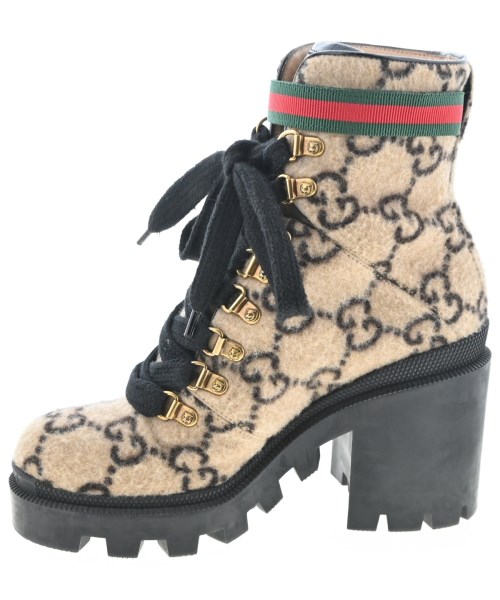 GUCCI（グッチ）ブーツ ベージュ サイズ:EU36(22.5cm位) レディース/2200707206011
