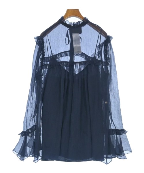 GUCCI（グッチ）ブラウス 紺 サイズ:44(L位) レディース/2200707841069