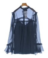GUCCI（グッチ）ブラウス 紺 サイズ:44(L位) レディース/2200707841069