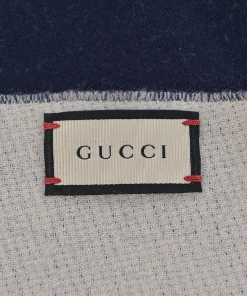 GUCCI（グッチ）マフラー 紺 サイズ:- レディース/2200707845036