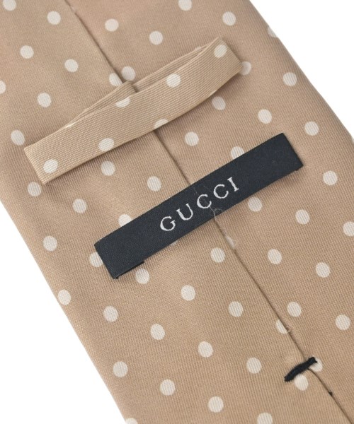 GUCCI（グッチ）ネクタイ ベージュ サイズ:- メンズ/2200707979182