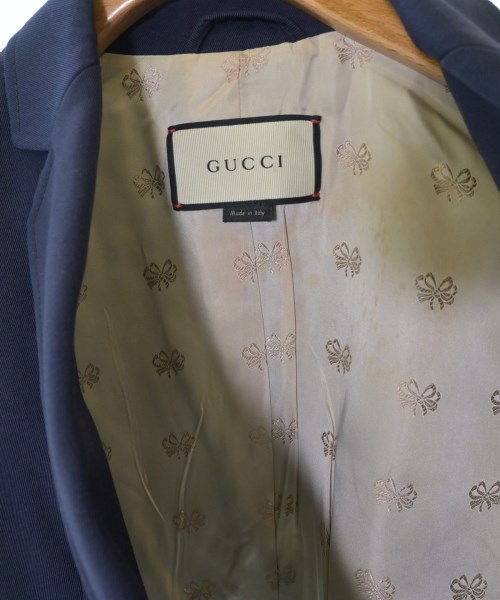 GUCCI（グッチ）テーラードジャケット 紺 サイズ:-(M位) レディース/2200708130018
