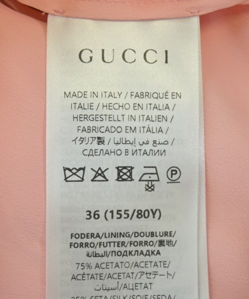 GUCCI（グッチ）ひざ丈スカート ピンク サイズ:36(XS位) レディース/2200708560020