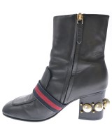 GUCCI（グッチ）ブーツ 黒 サイズ:EU38(24.5cm位) レディース/2200708481011
