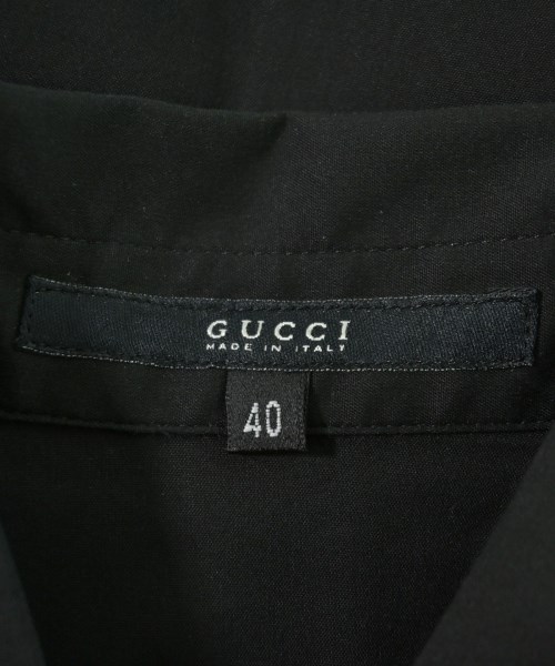 GUCCI（グッチ）ドレスシャツ 黒 サイズ:40(M位) レディース/2200707138053