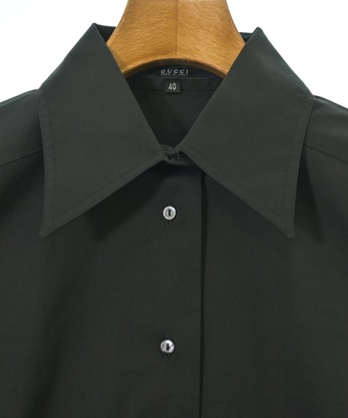 GUCCI（グッチ）ドレスシャツ 黒 サイズ:40(M位) レディース/2200707138053