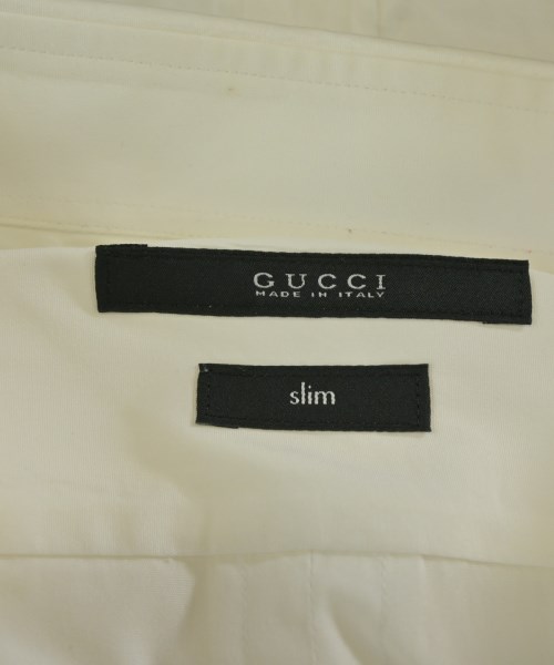 GUCCI（グッチ）ドレスシャツ 白 サイズ:S メンズ/2200709093084