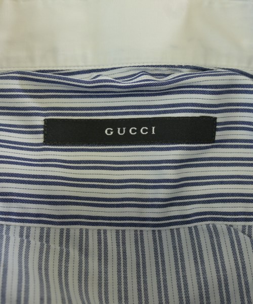 GUCCI（グッチ）ドレスシャツ 紺 サイズ:-(S位) メンズ/2200709093091