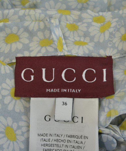 GUCCI（グッチ）ブラウス 青 サイズ:36(XS位) レディース/2200709642039