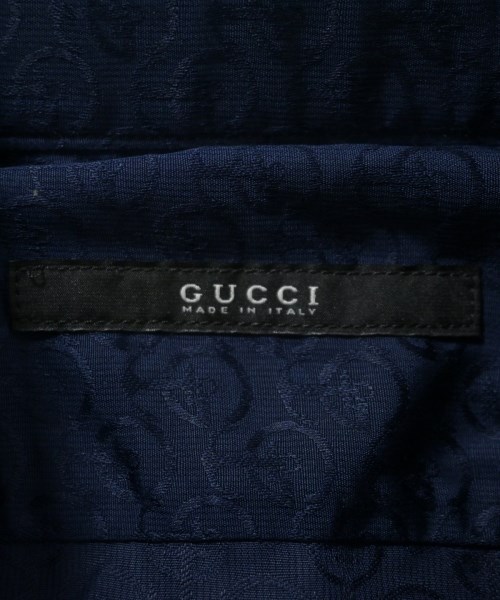GUCCI（グッチ）ドレスシャツ 紺 サイズ:39(M位) メンズ/2200709381105