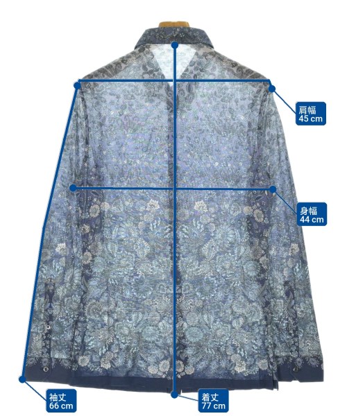 GUCCI（グッチ）カジュアルシャツ 青 サイズ:42(XXL位) メンズ/2200709381174