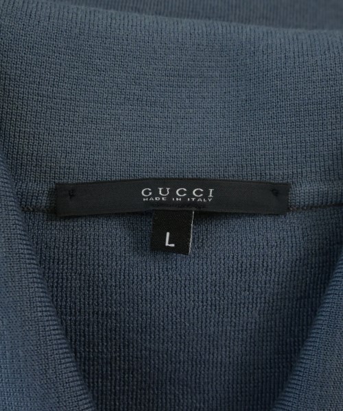 GUCCI（グッチ）カーディガン 青 サイズ:L メンズ/2200709381242