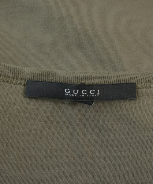 GUCCI（グッチ）Tシャツ・カットソー カーキ サイズ:M メンズ/2200709381303