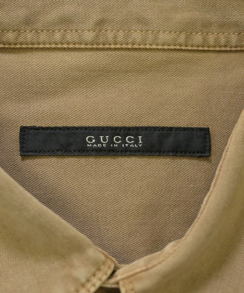 GUCCI（グッチ）カジュアルシャツ ベージュ サイズ:42(XXL位) メンズ/2200709381402