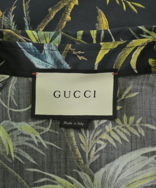 GUCCI（グッチ）カジュアルシャツ 黒 サイズ:38(S位) メンズ/2200709993025