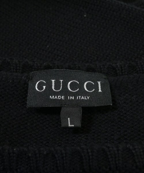 GUCCI（グッチ）ニット・セーター 黒 サイズ:L レディース/2200659913043