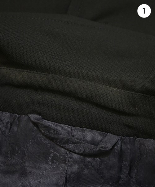 GUCCI（グッチ）テーラードジャケット 黒 サイズ:44(L位) レディース/2200663043019