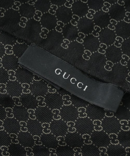GUCCI（グッチ）マフラー 黒 サイズ:- メンズ/2200660762012