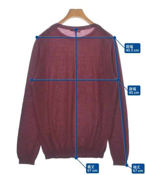 GUCCI（グッチ）ニット・セーター 赤 サイズ:L メンズ/2200663311064