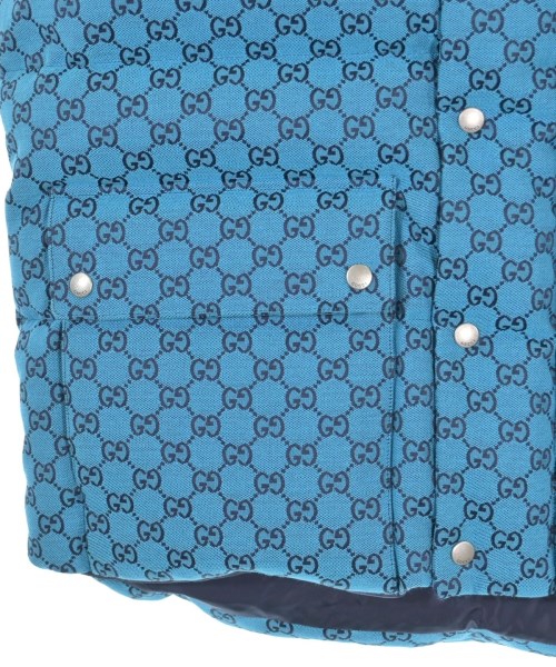 GUCCI（グッチ）ダウンジャケット/ダウンベスト 青 サイズ:48(L位) メンズ/2200663591015