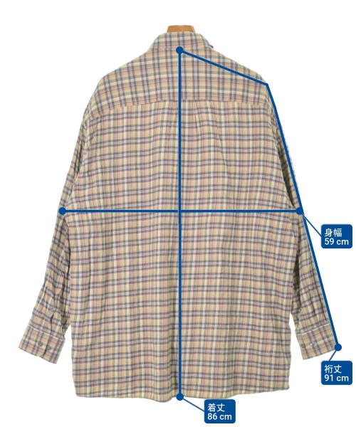 GUCCI（グッチ）カジュアルシャツ ベージュ サイズ:48(L位) メンズ/2200663711192