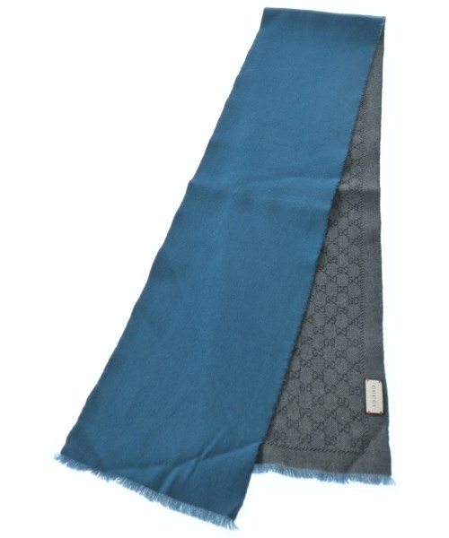 GUCCI(グッチ)マフラー 青 サイズ:-/2200660438115