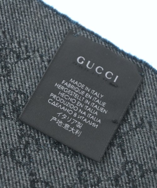 GUCCI（グッチ）マフラー 青 サイズ:- メンズ/2200660438115