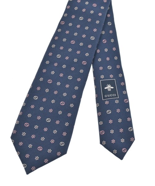 GUCCI（グッチ）ネクタイ 紺 サイズ:- メンズ/2200661679654