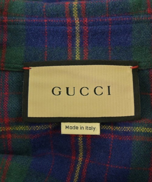 GUCCI（グッチ）カジュアルシャツ 紺 サイズ:48(L位) メンズ/2200664391058