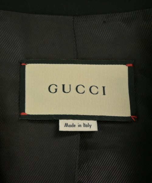 GUCCI（グッチ）テーラードジャケット 黒 サイズ:38(S位) レディース/2200664898052