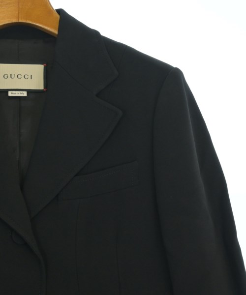 GUCCI（グッチ）テーラードジャケット 黒 サイズ:38(S位) レディース/2200664898052