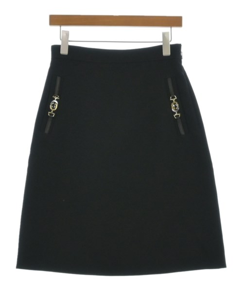 GUCCI(グッチ)ひざ丈スカート 黒 サイズ:40(M位)/2200664898205