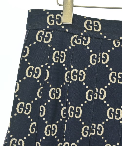 GUCCI（グッチ）ロング・マキシ丈スカート 紺 サイズ:L レディース/2200664970055